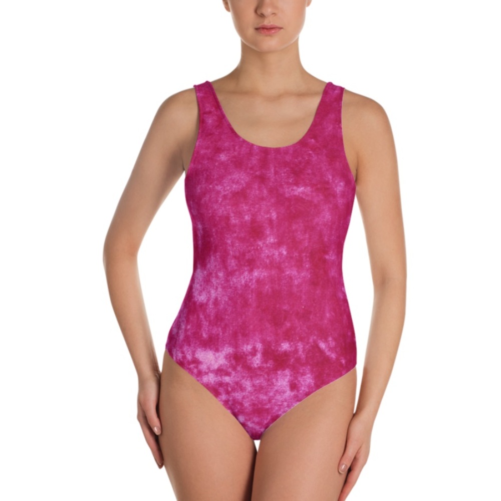 Ventcri Kayla Velvet Print Bodysuit One Piece